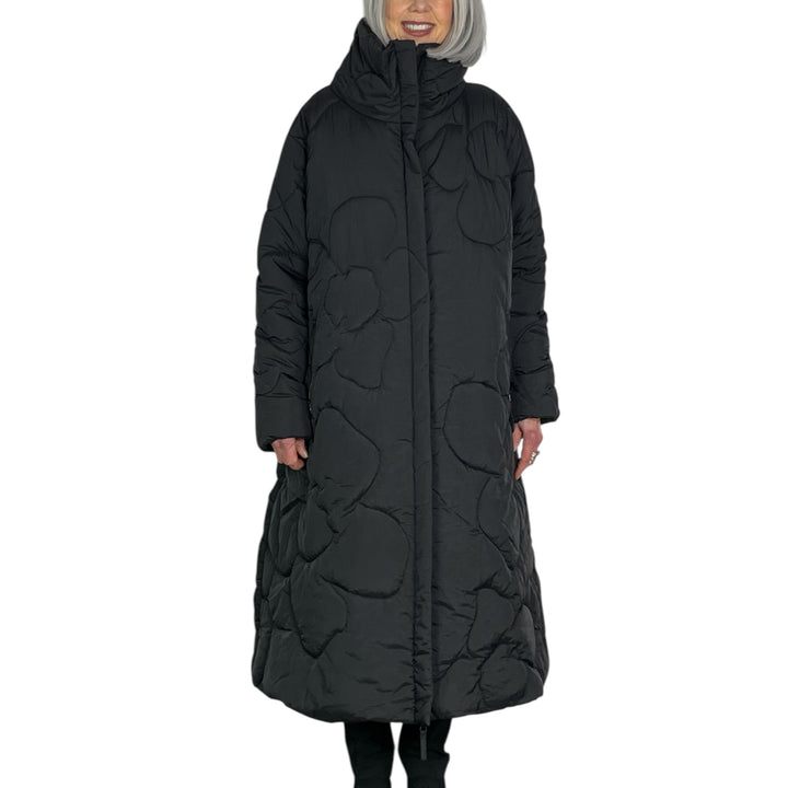 QUILTED PUFFER LONG COAT