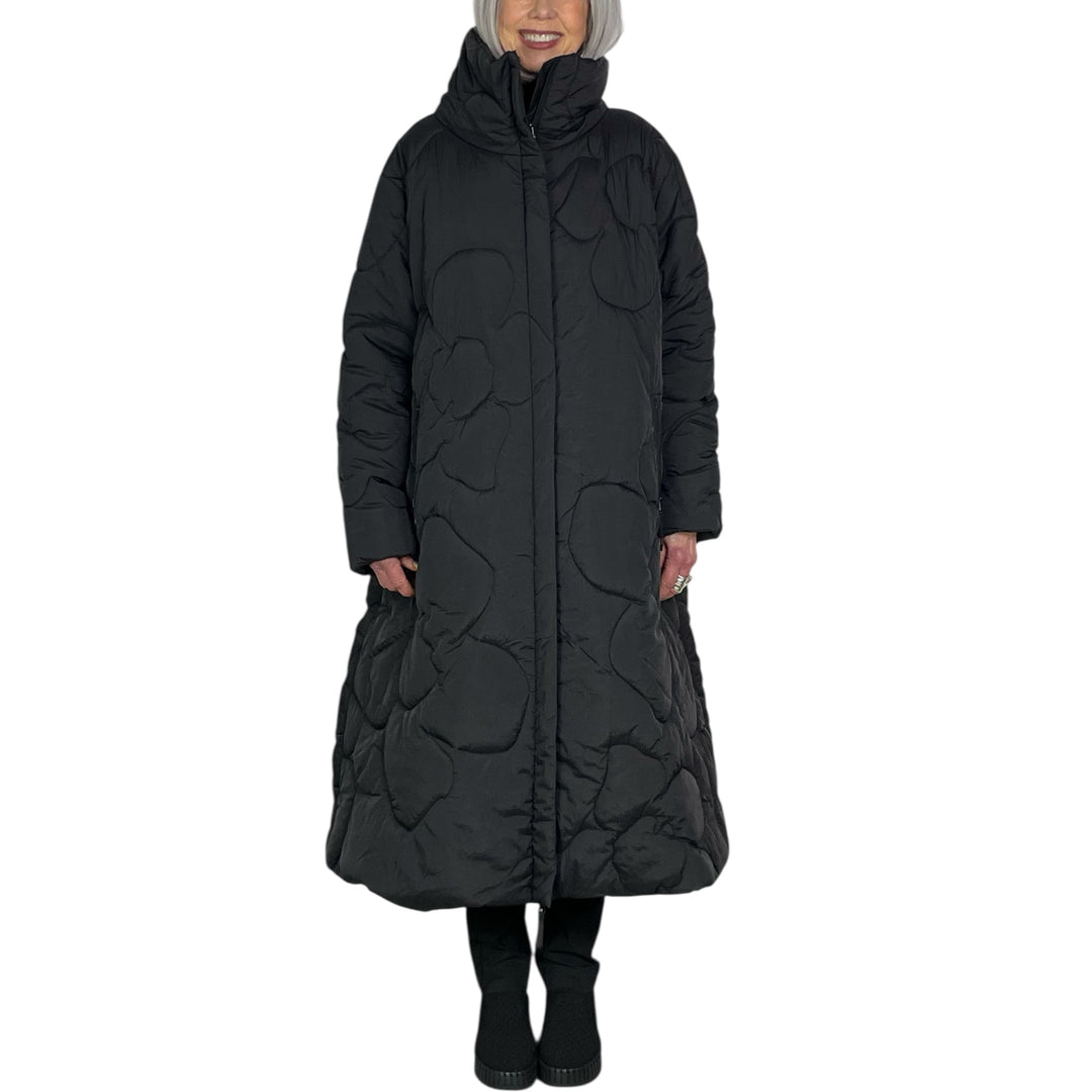 QUILTED PUFFER LONG COAT