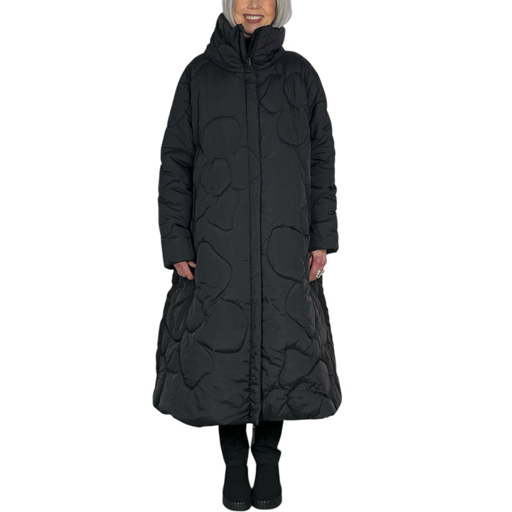 QUILTED PUFFER LONG COAT