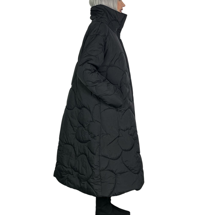 QUILTED PUFFER LONG COAT