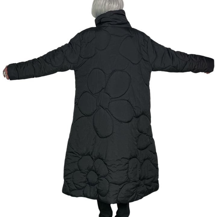 QUILTED PUFFER LONG COAT