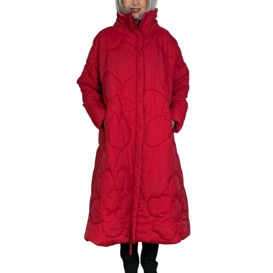 QUILTED PUFFER LONG COAT