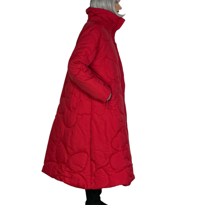 QUILTED PUFFER LONG COAT