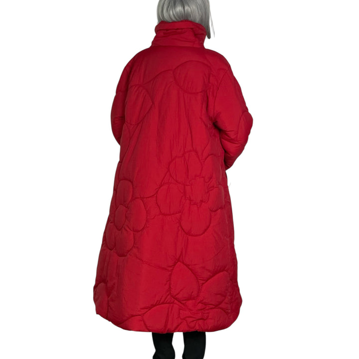QUILTED PUFFER LONG COAT
