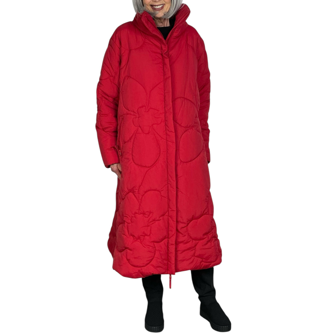 QUILTED PUFFER LONG COAT