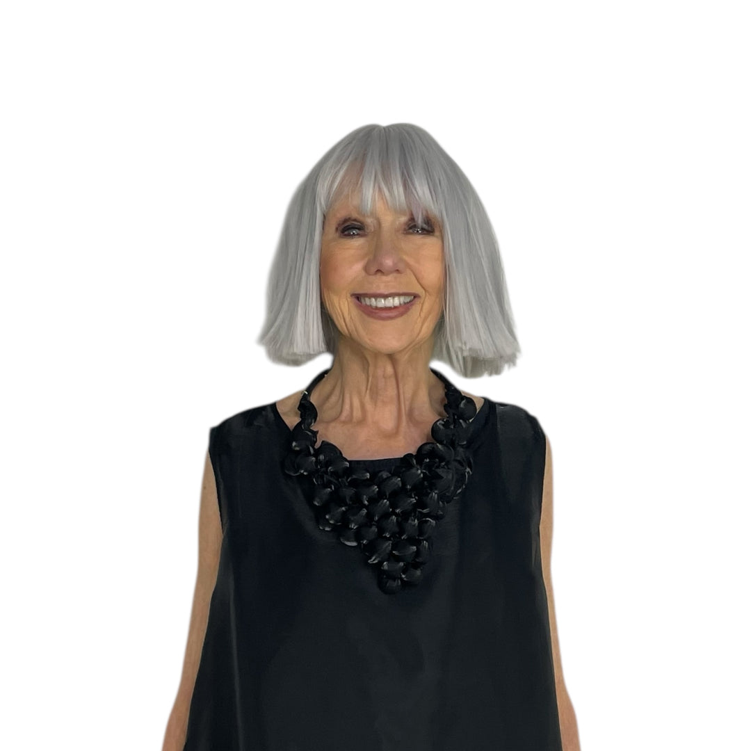 SHIBORI BUBBLE TRIANGLE NECKLACE