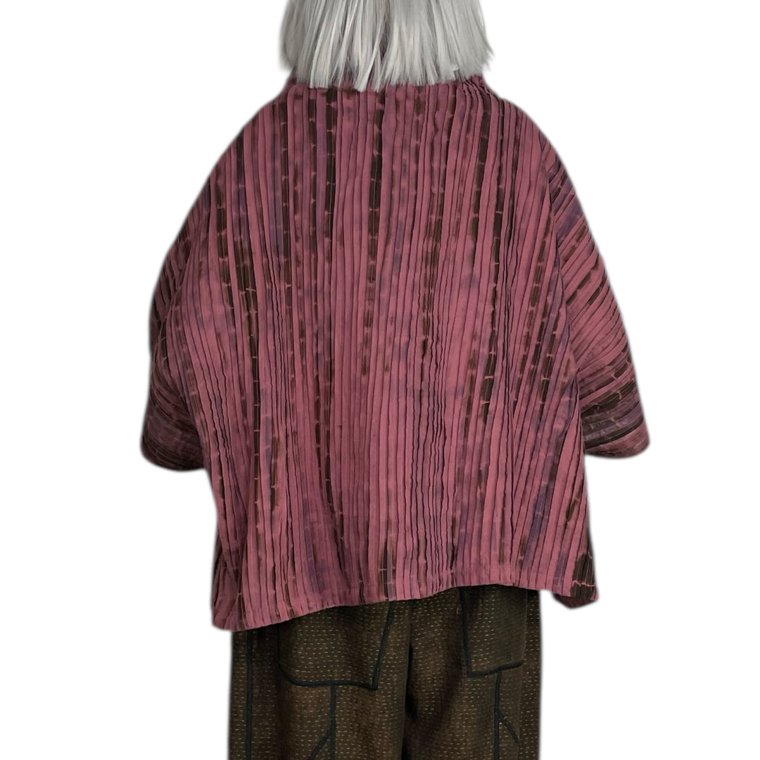 MONE RIPPLE TUCK PONCHO VEST