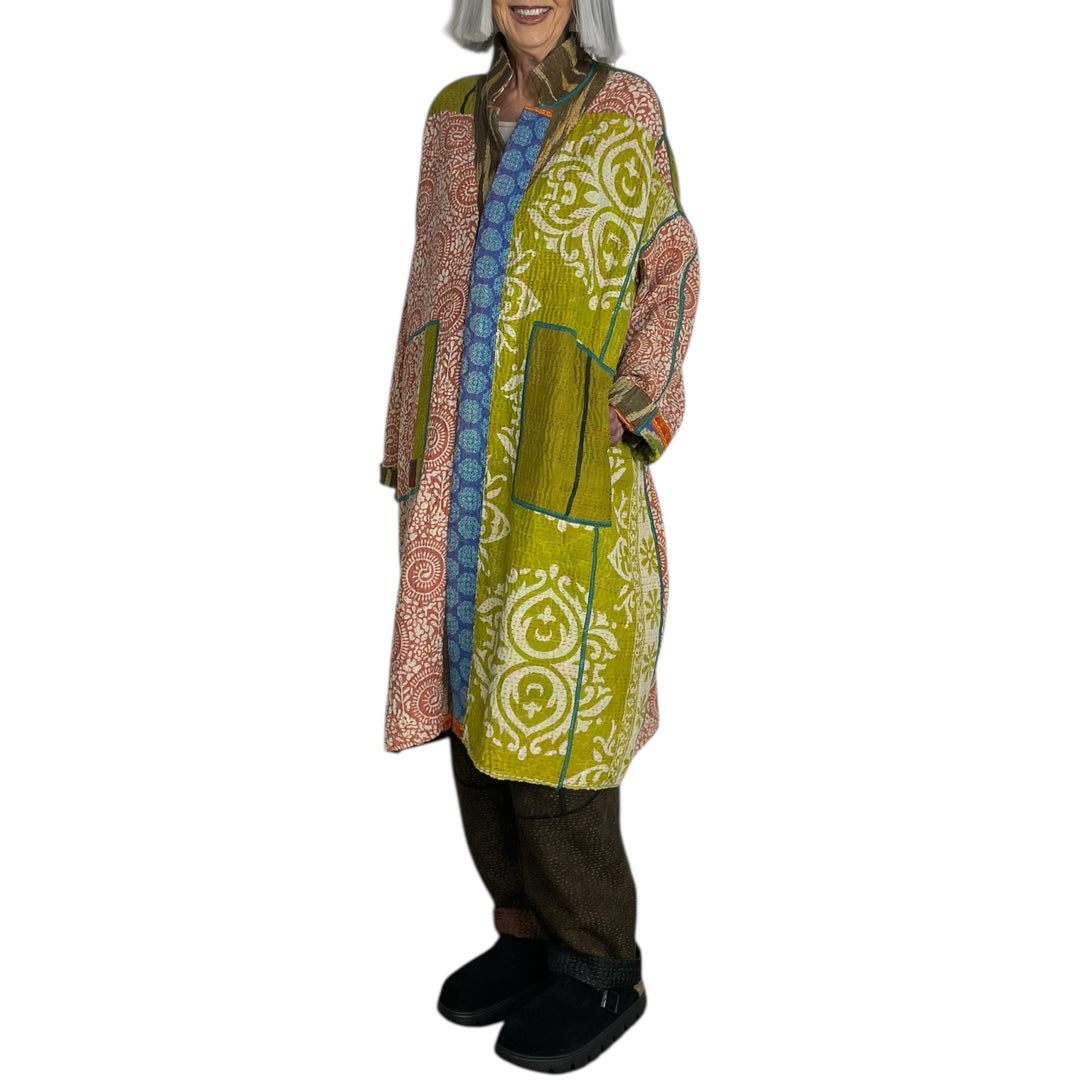 VINTAGE COTTON OVERSIZED MEDIUM COAT