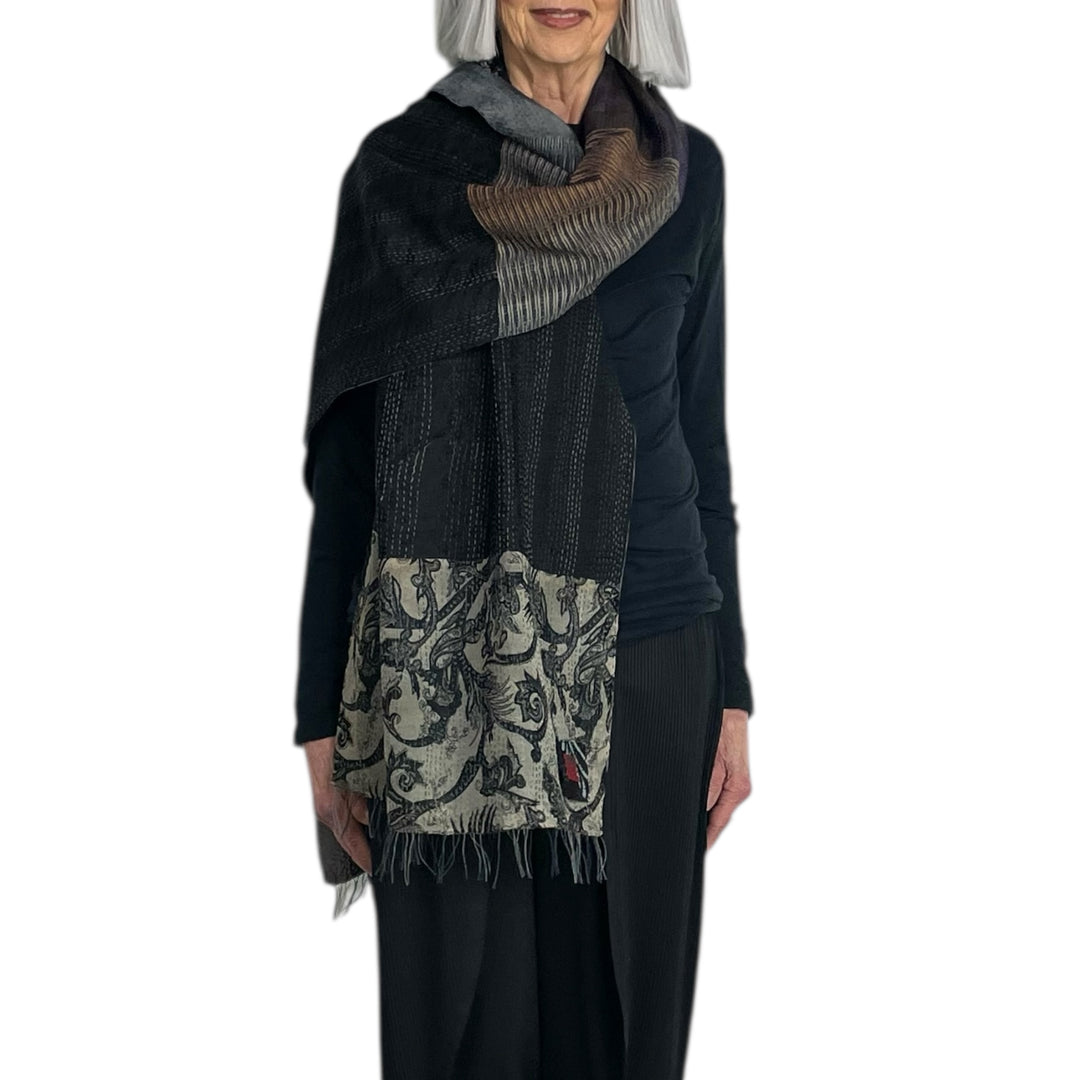 GEORGETTE/JACQUARD SCARF STANDARD