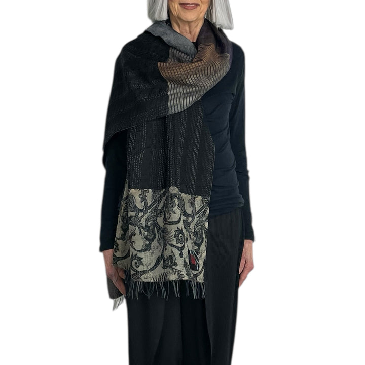 GEORGETTE/JACQUARD SCARF STANDARD