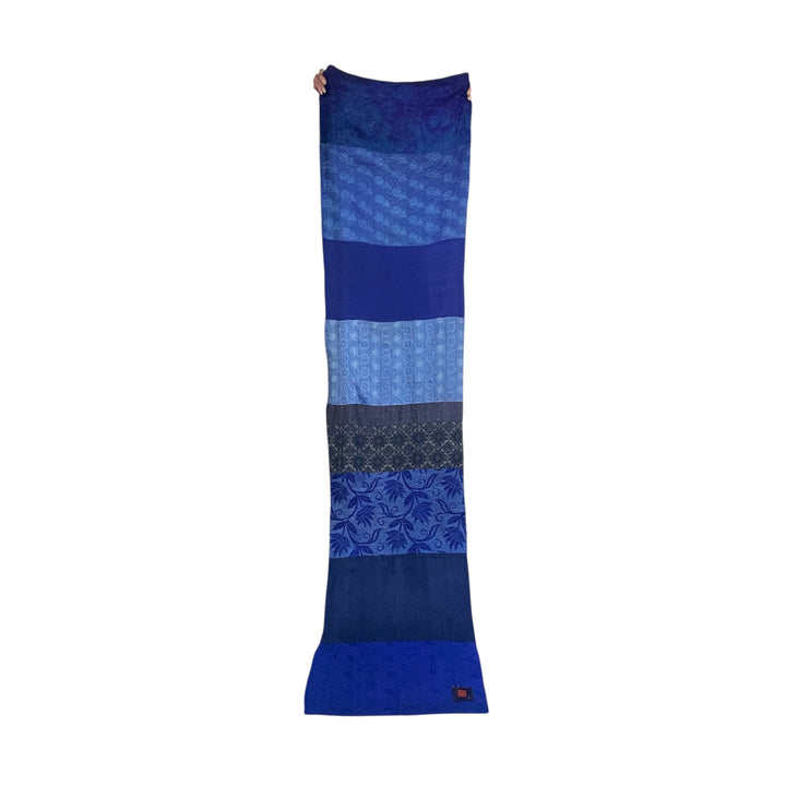 GEORGETTE JACQUARD PATCH SCARF STANDARD
