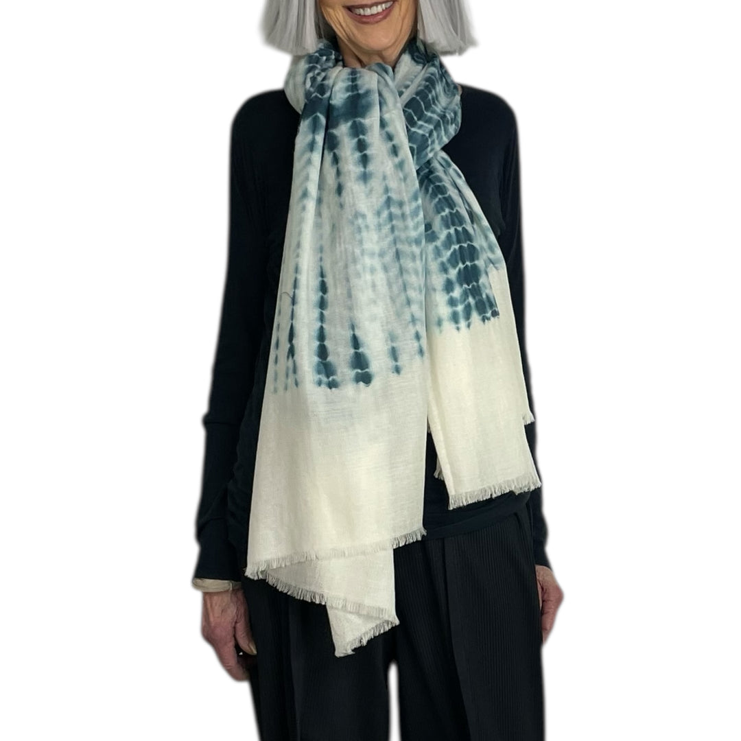 ARASHI TIE DYE MERINO STOLE
