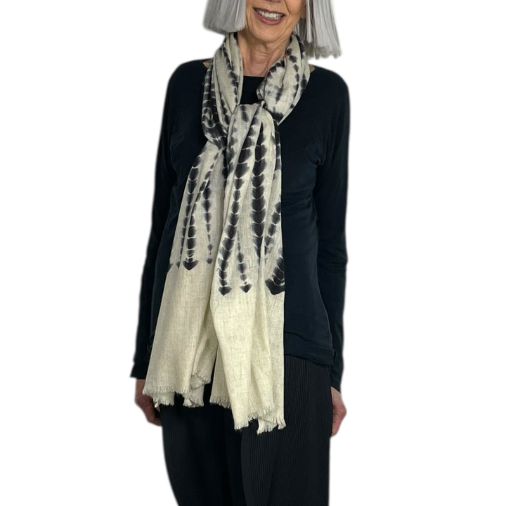 ARASHI TIE DYE MERINO STOLE