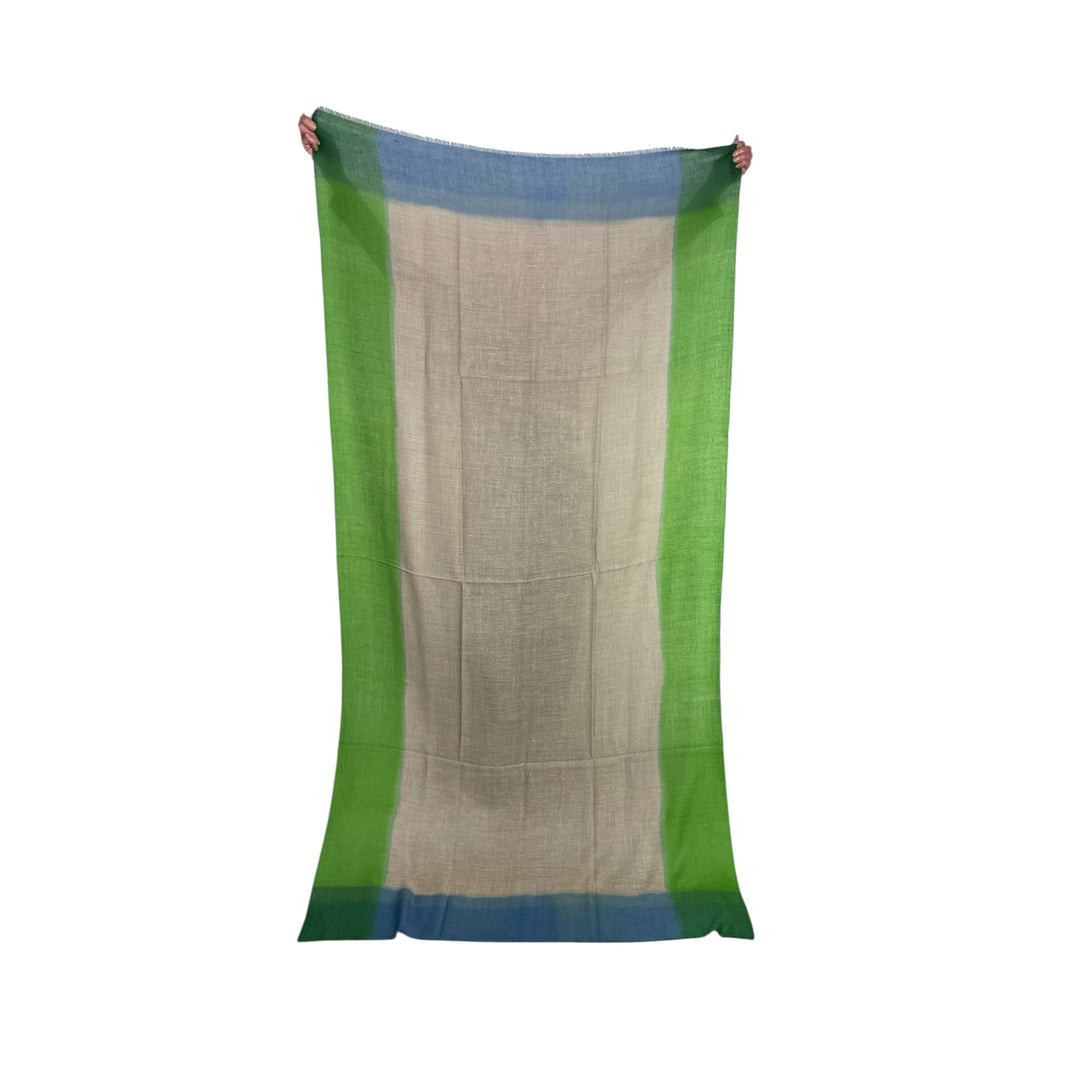 MESURE COLOR FRAME CASHMERE STOLE