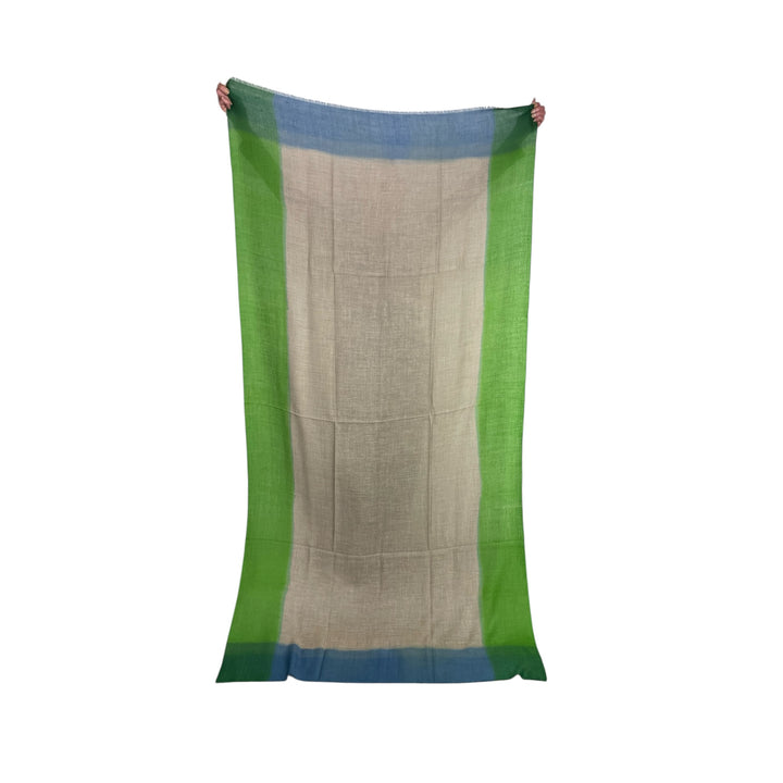 MESURE COLOR FRAME CASHMERE STOLE