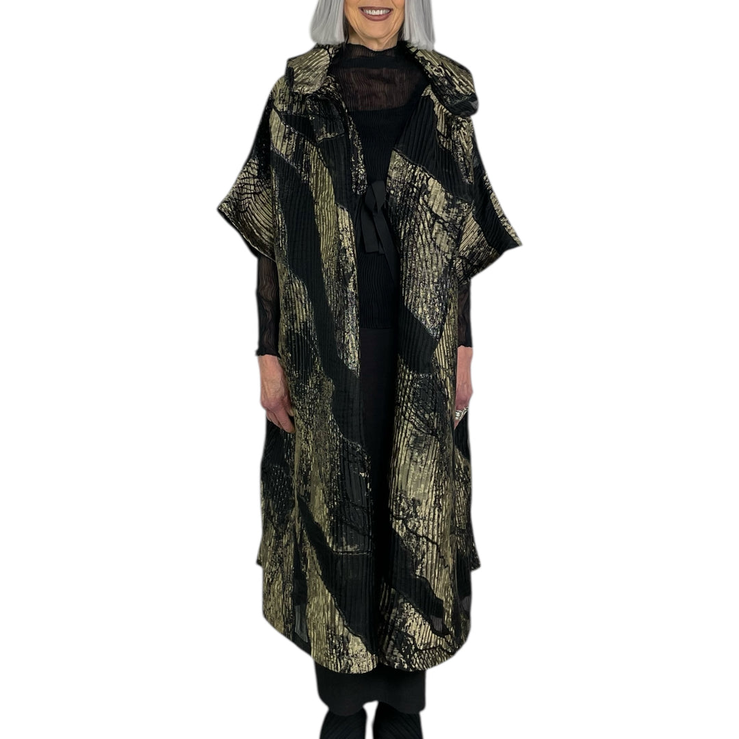 KLIF BROCADE KIMONO COAT
