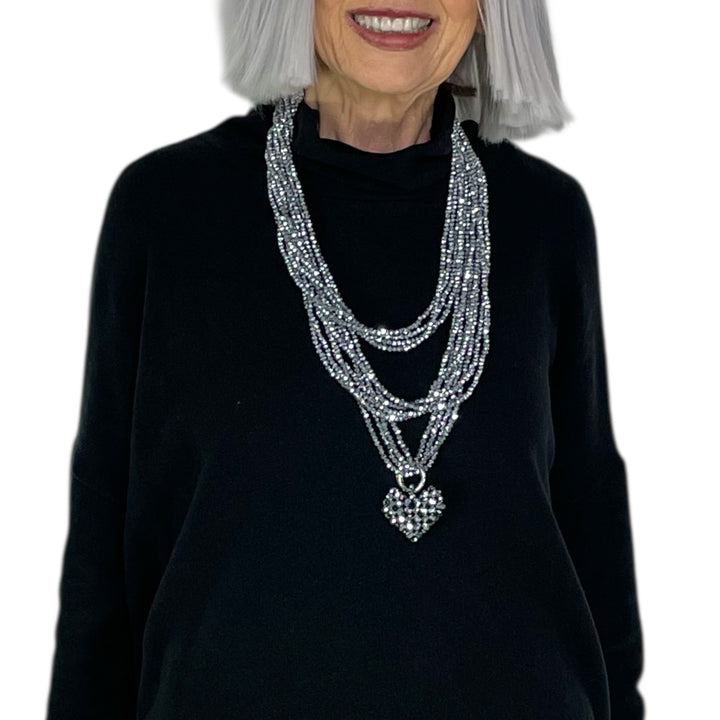 MINI HEART LOOP NECKLACE