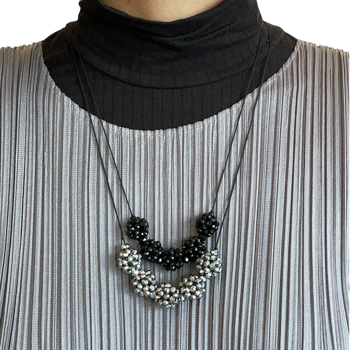 BEADED MARBLES NECKLACE