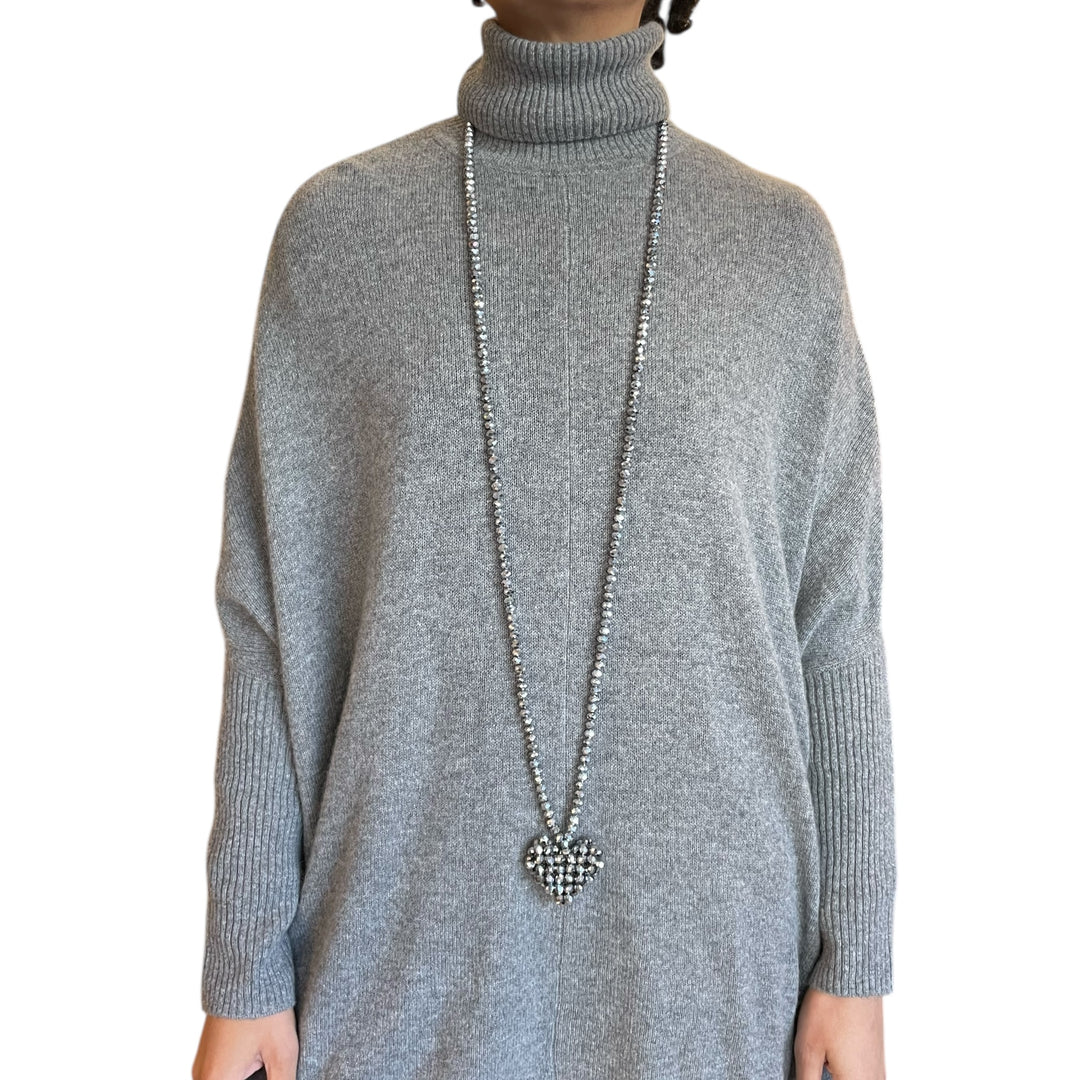ACROSS HEART LONG NECKLACE