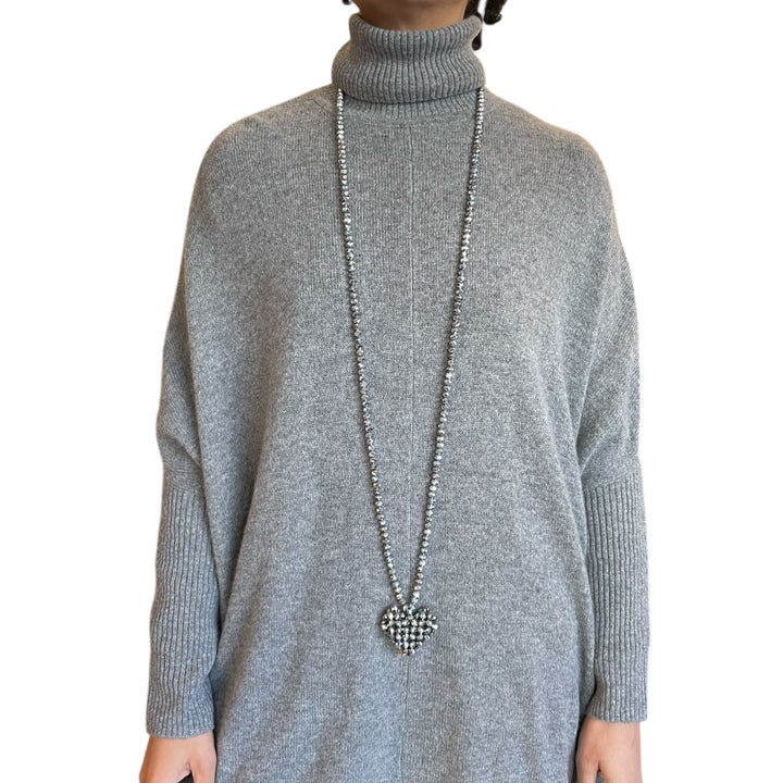 ACROSS HEART LONG NECKLACE