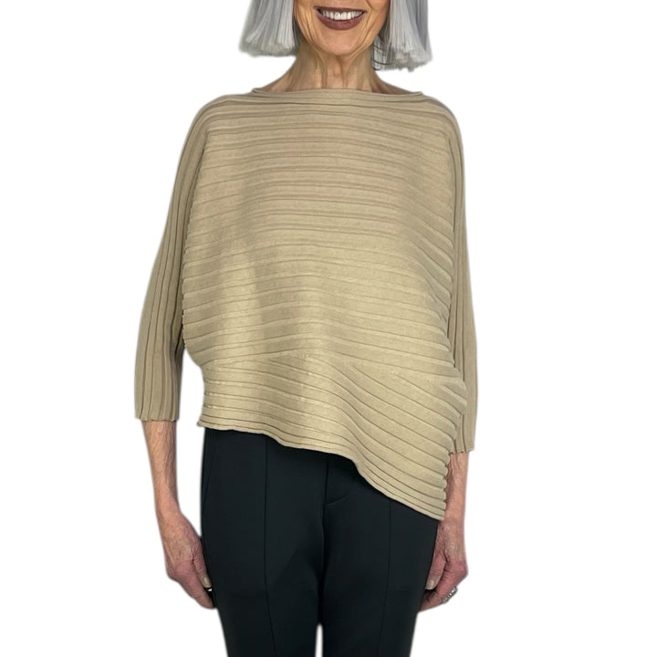 COTTON CASHMERE KNIT TOP