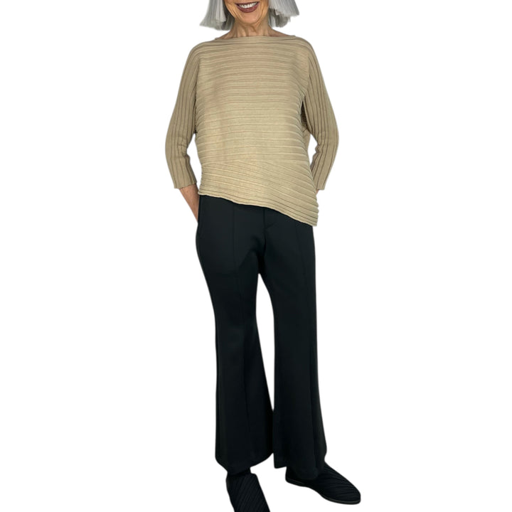 COTTON CASHMERE KNIT TOP