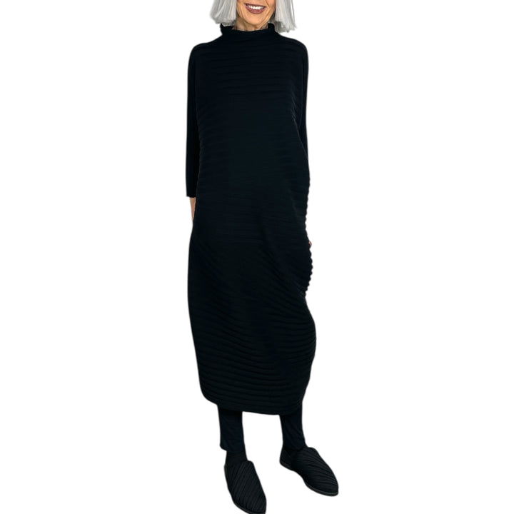 COTTON CASHMERE KNIT DRESS