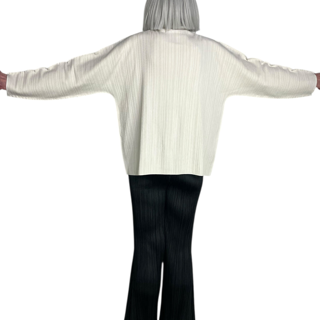 A-POC KNIT HI-NECK TOP