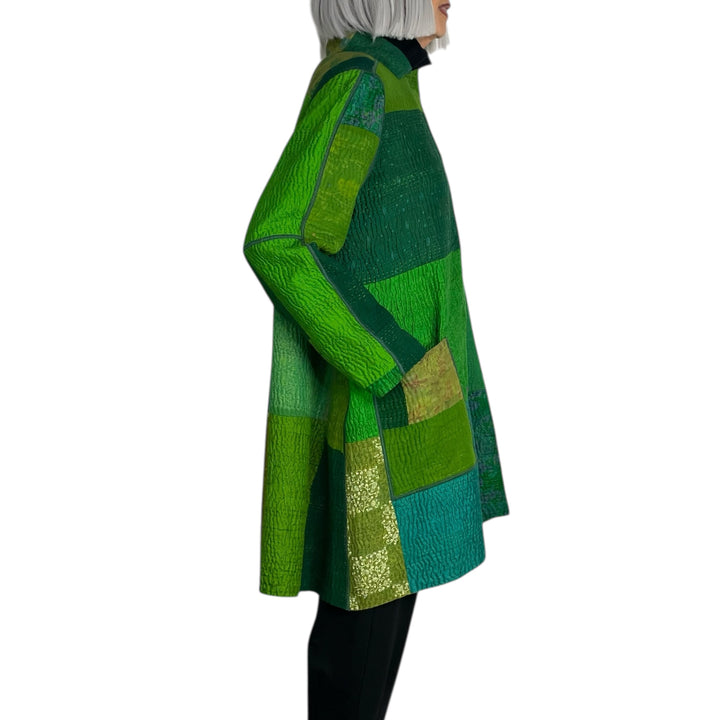 VINTAGE SILK A-LINE DUSTER