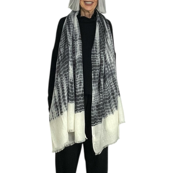 ARASHI TIE DYE MERINO STOLE