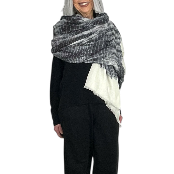 ARASHI TIE DYE MERINO STOLE