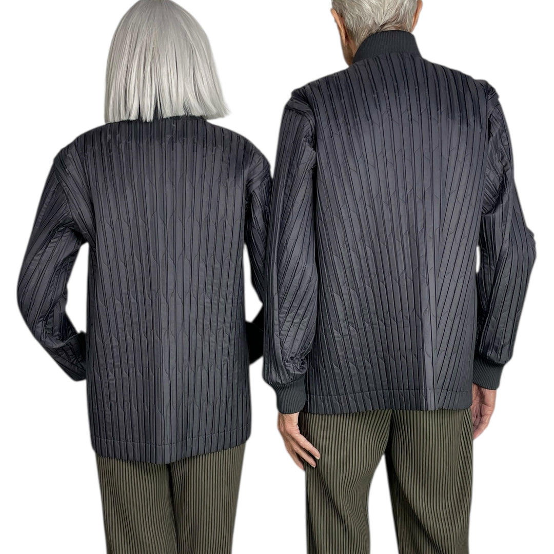 PADDED PLEATS JACKET