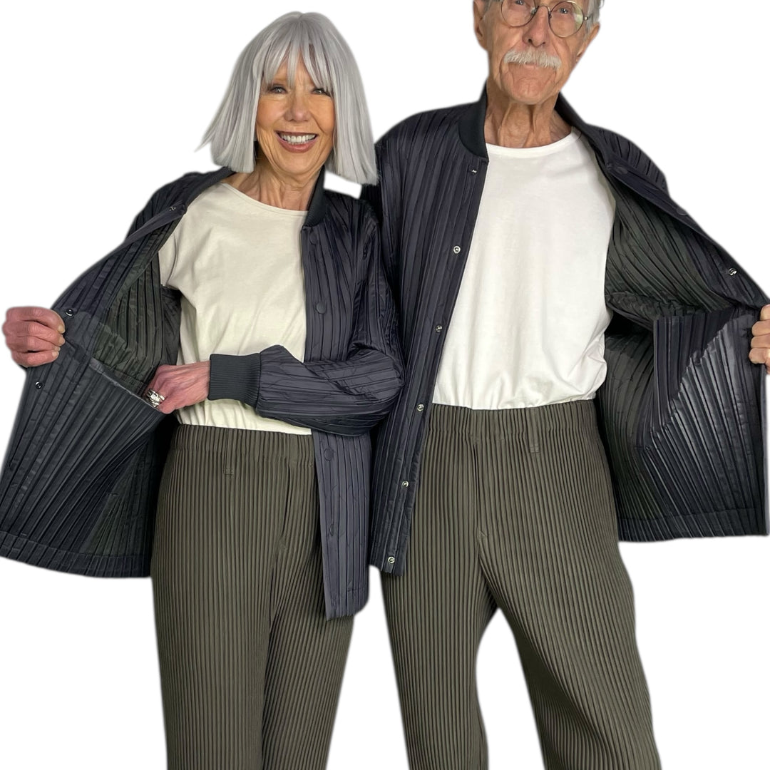 PADDED PLEATS JACKET