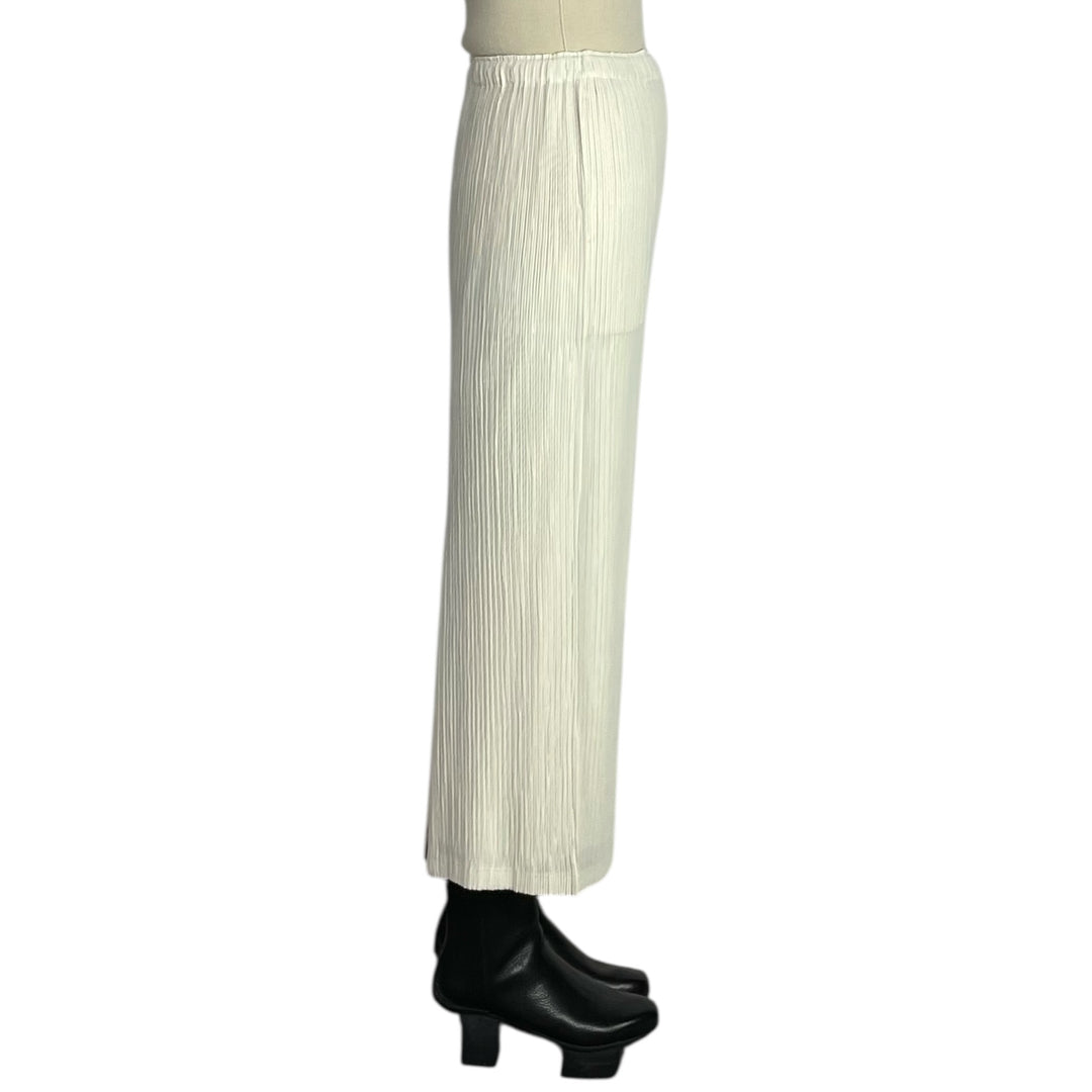 HATCHING PLEATS SKIRT