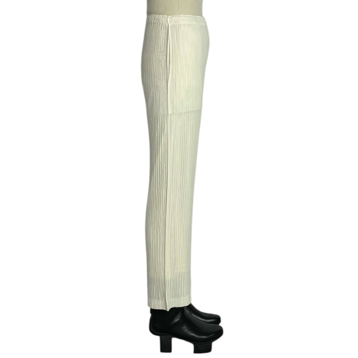 HATCHING PLEATS PANTS