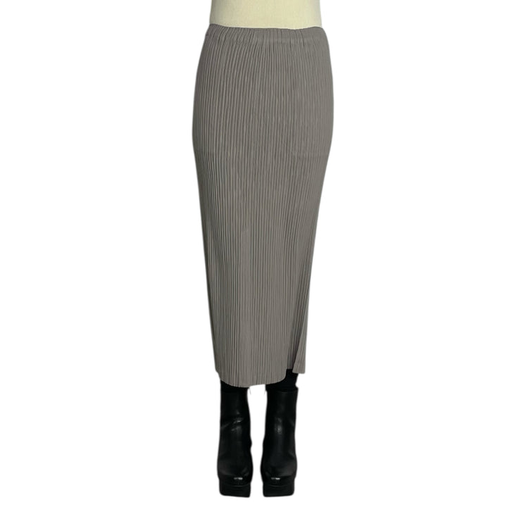 HATCHING PLEATS SKIRT