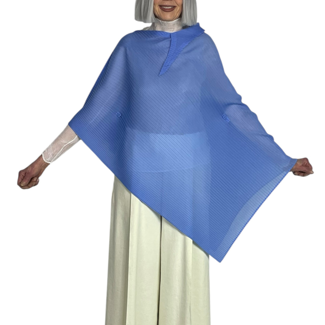 SHEER SCARF PLEATS
