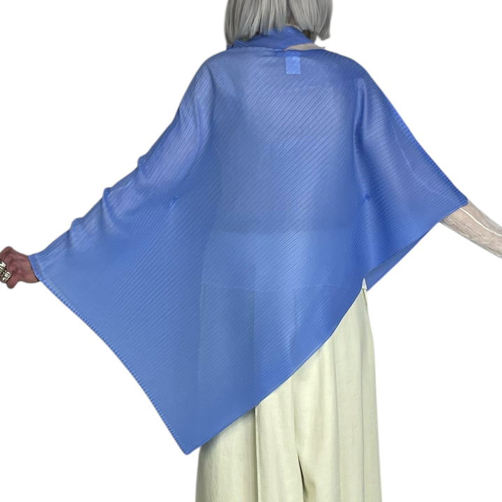 SHEER SCARF PLEATS