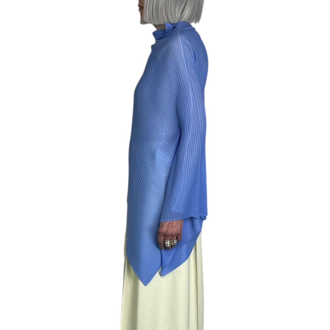 SHEER SCARF PLEATS