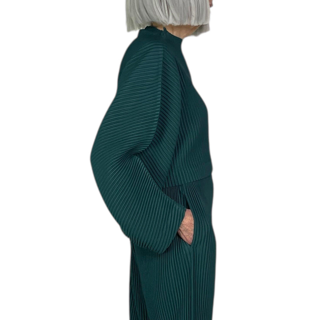 COLOR PLEATS 1 CROP TOP