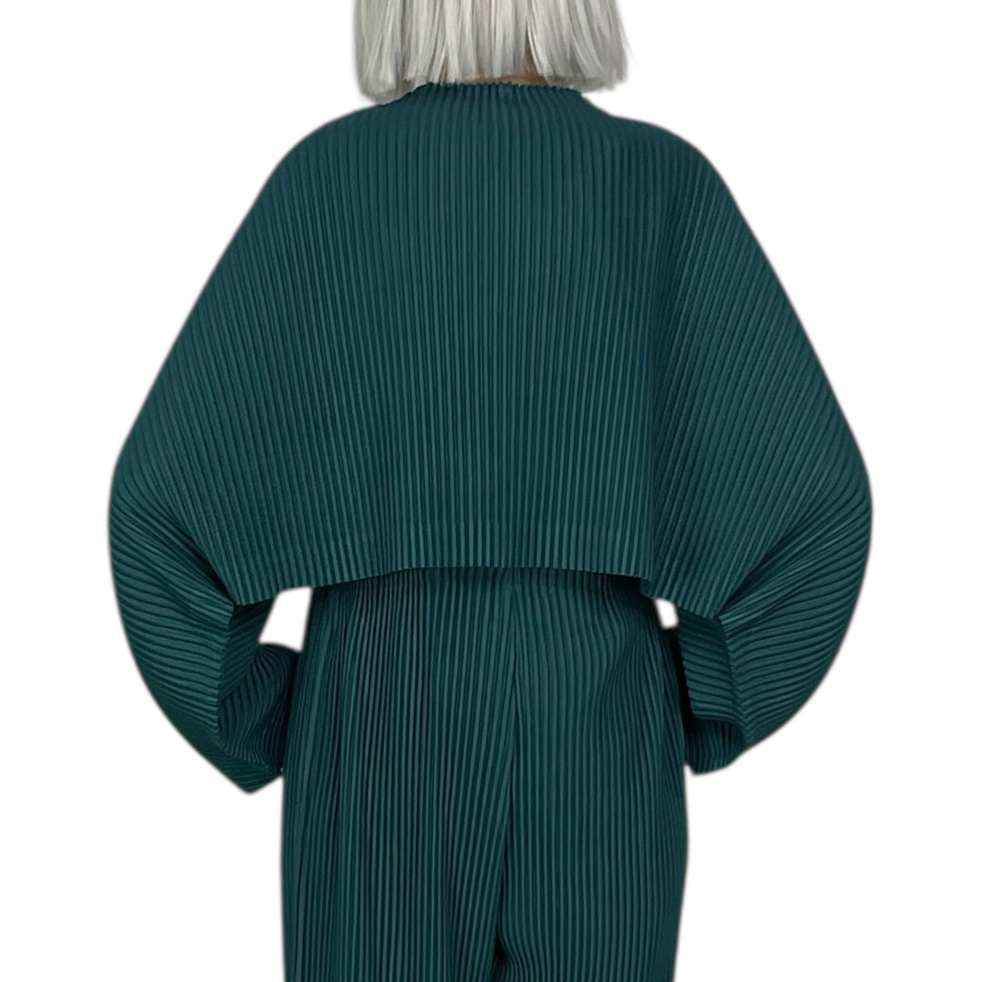 COLOR PLEATS 1 CROP TOP