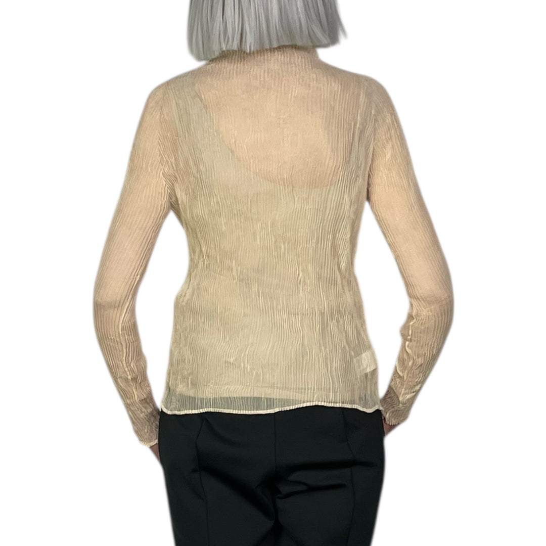 CHIFFON TWIST 1 HI-NECK TOP