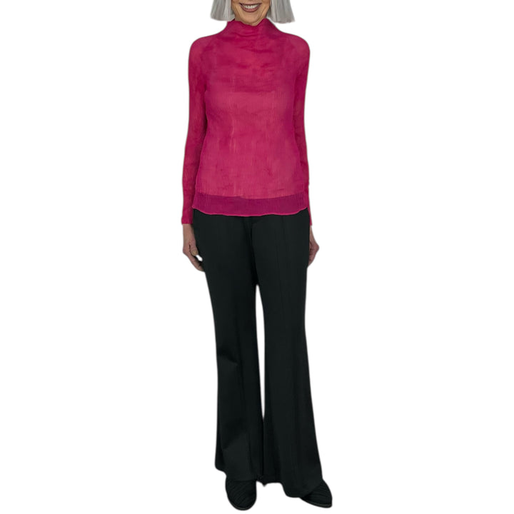 CHIFFON TWIST 1 HI-NECK TOP