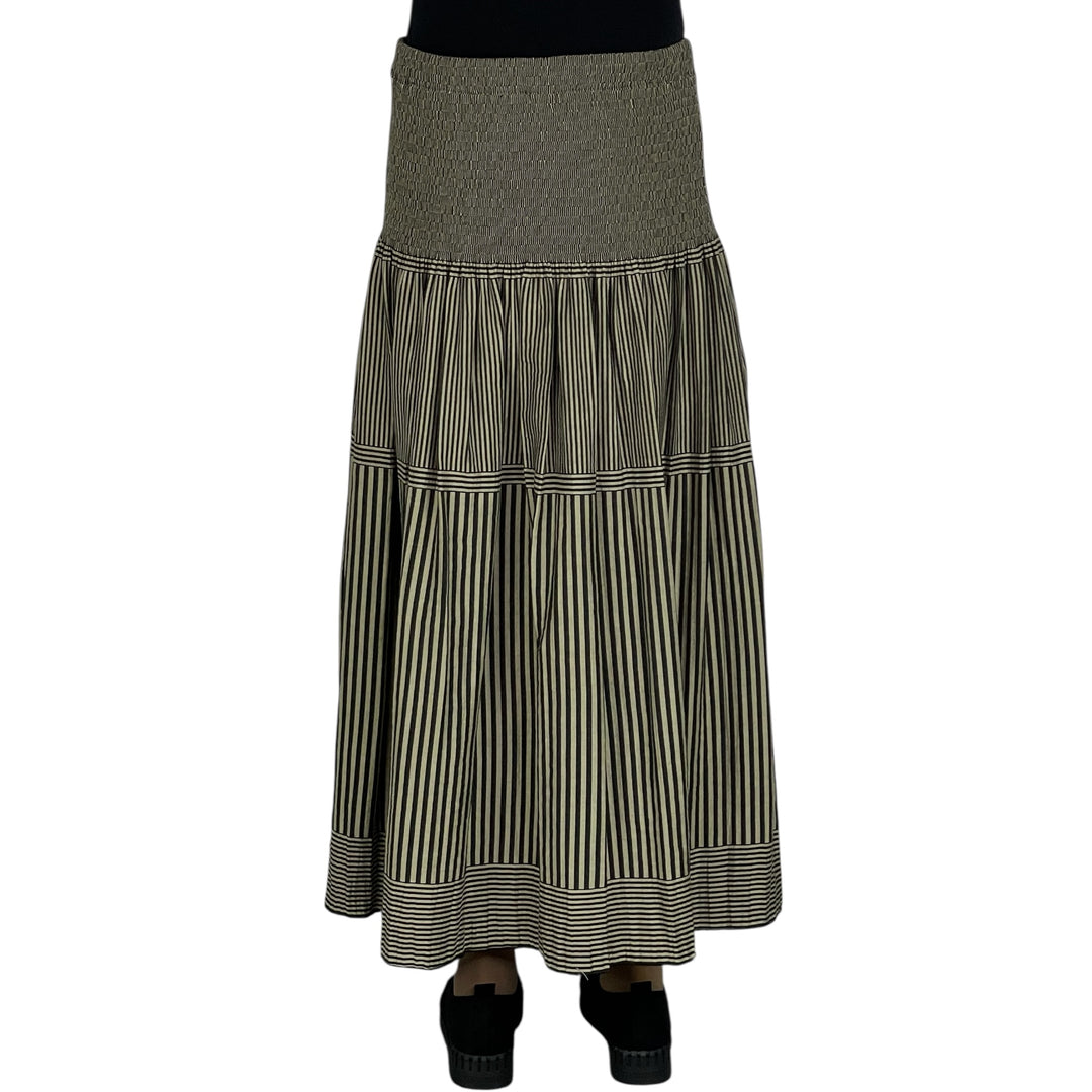 NEW STRIPE LOOMED SKIRT