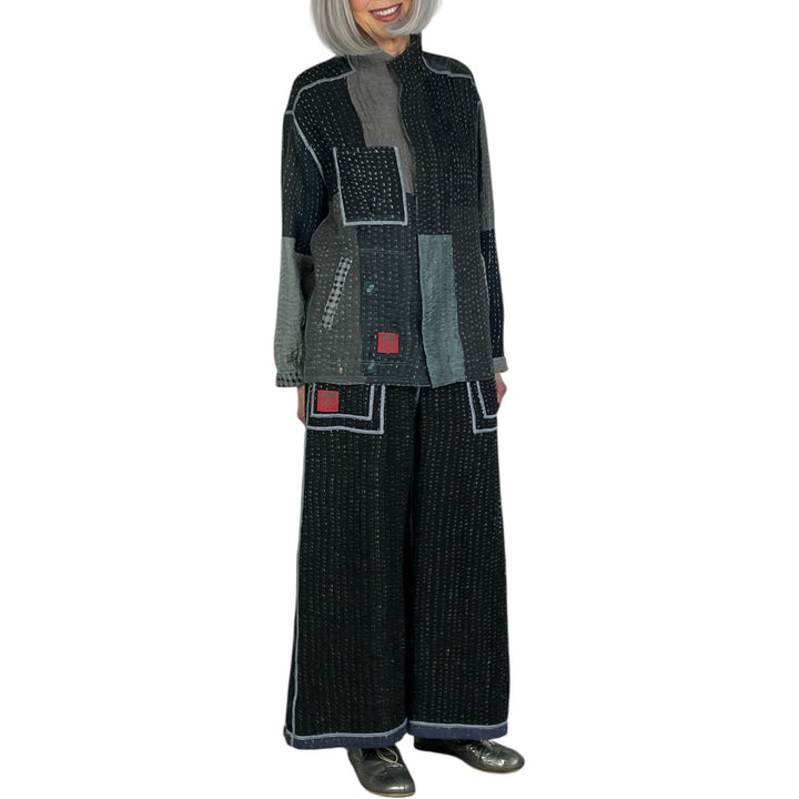 BBK MID-RISE WIDE LEG PANT