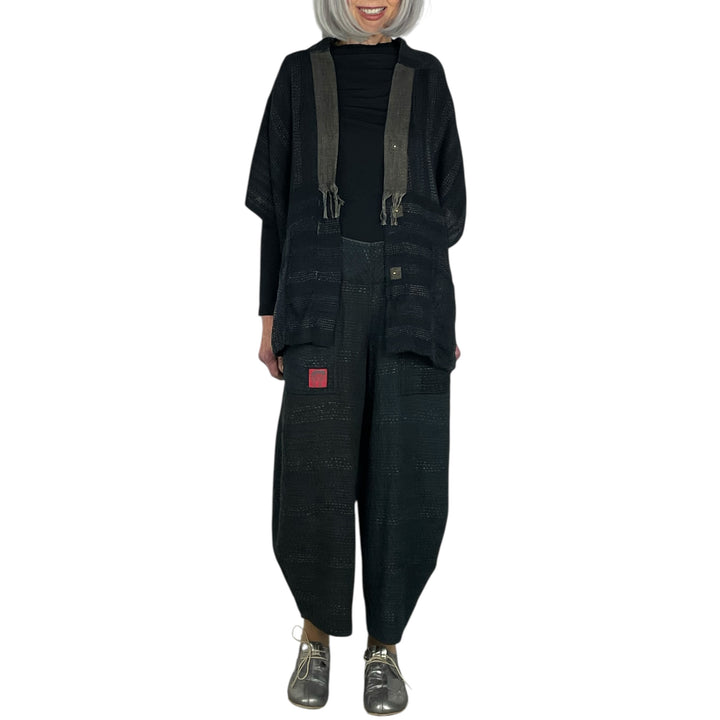 WOVEN HANDLOOM PONCHO TOP