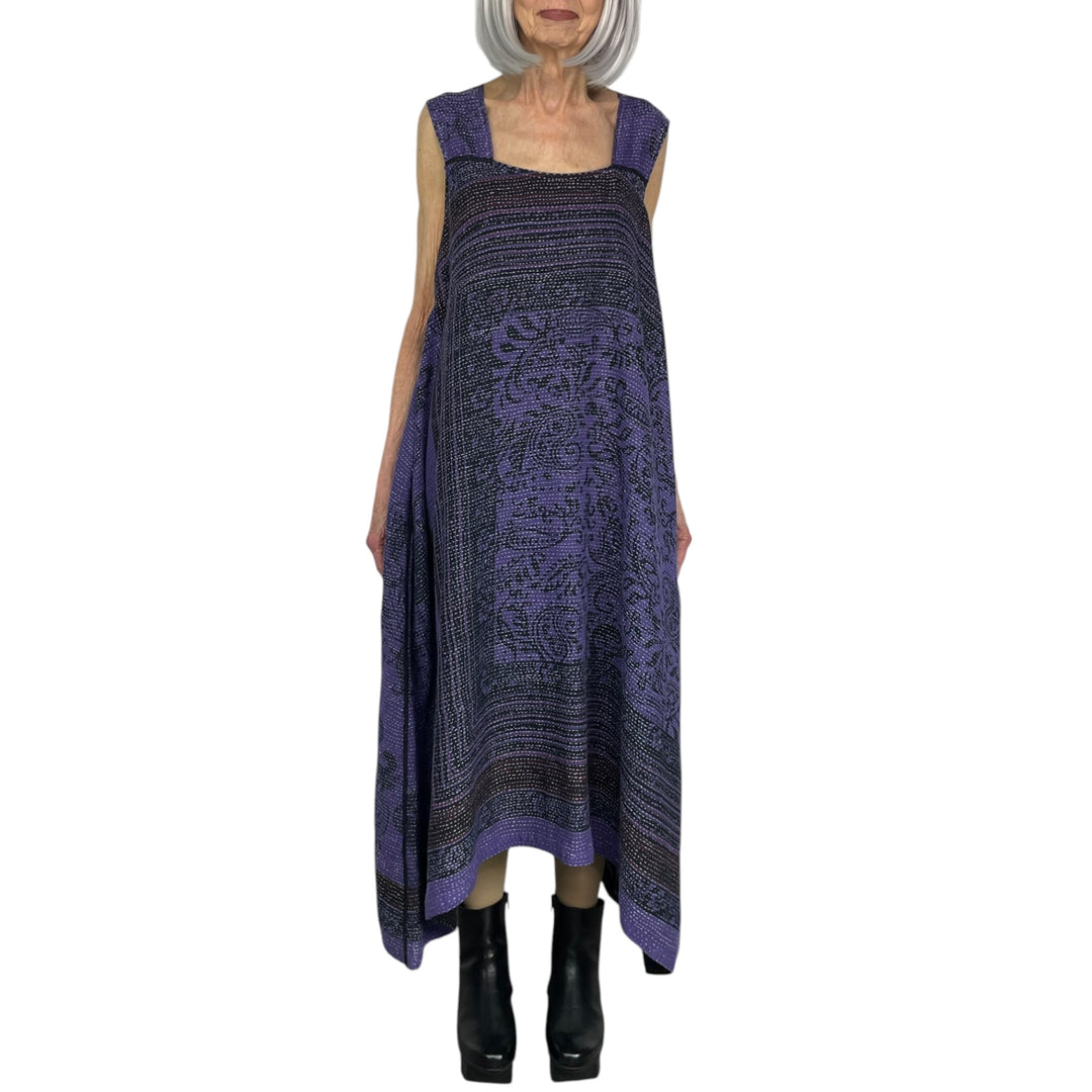 COTTON PAISLEY TENT DRESS