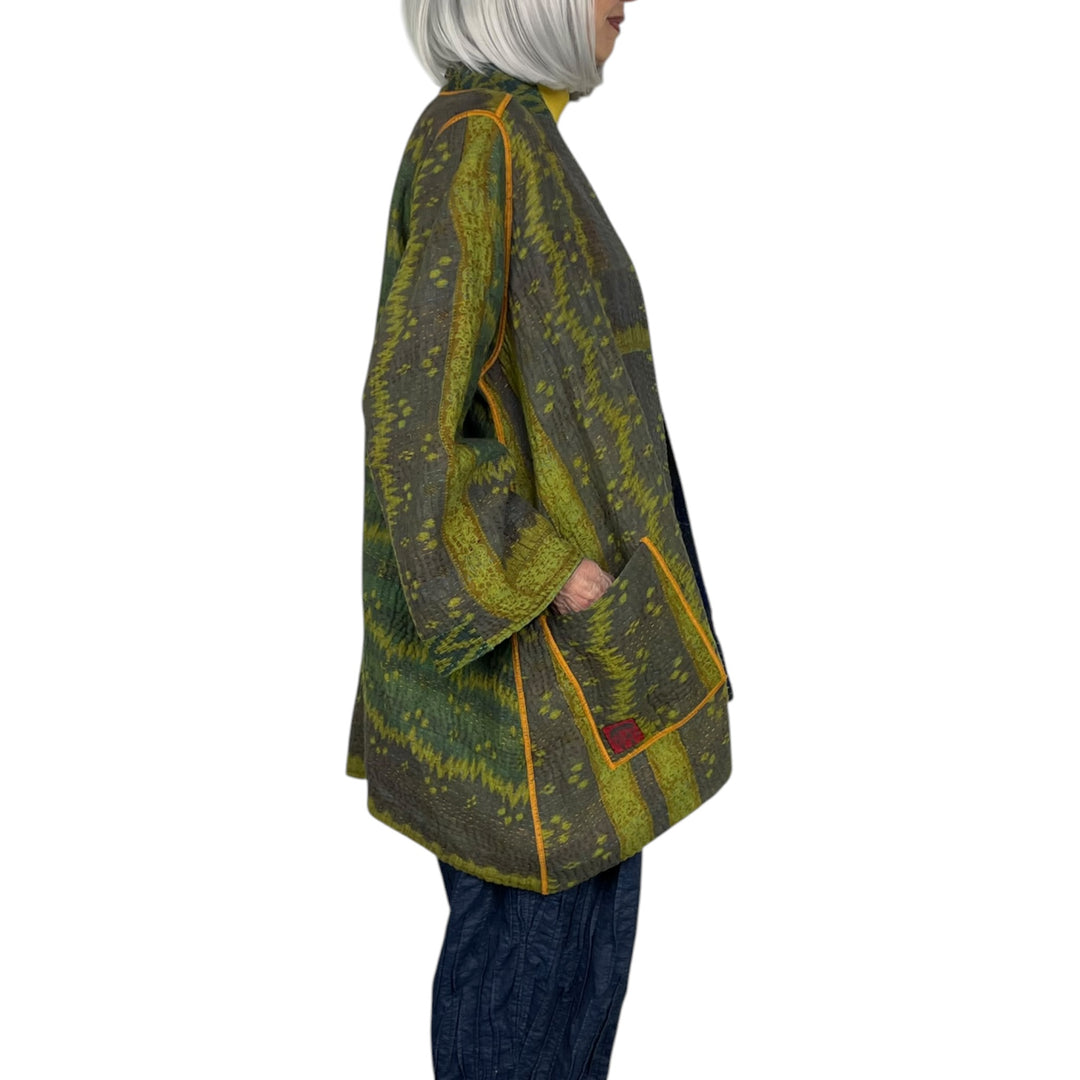 OVERDYE KANTHA A-LINE JACKET