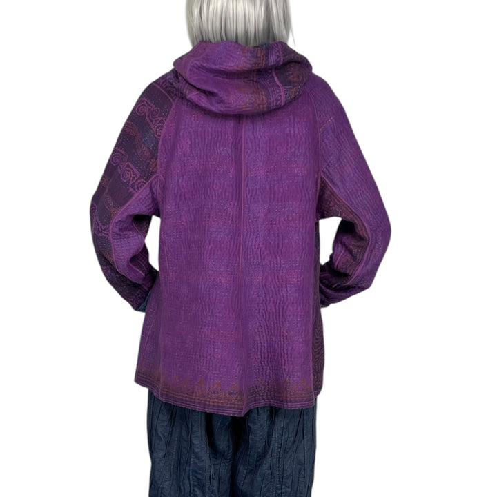 OVERDYE KANTHA HOODIE JACKET