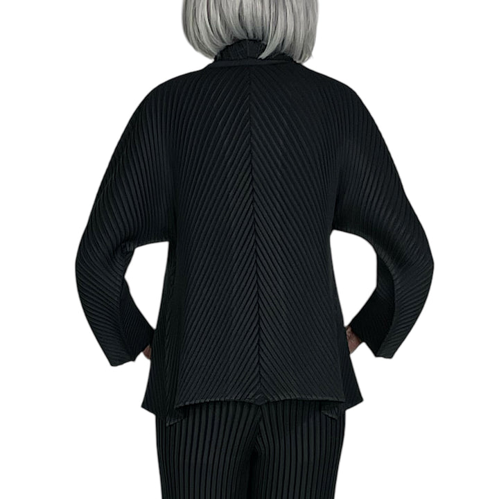 SOFT FOLD PLEATS CARDIGAN